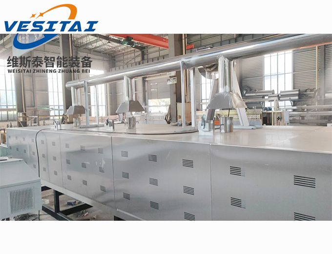 6米长不锈钢热风循环隧道炉